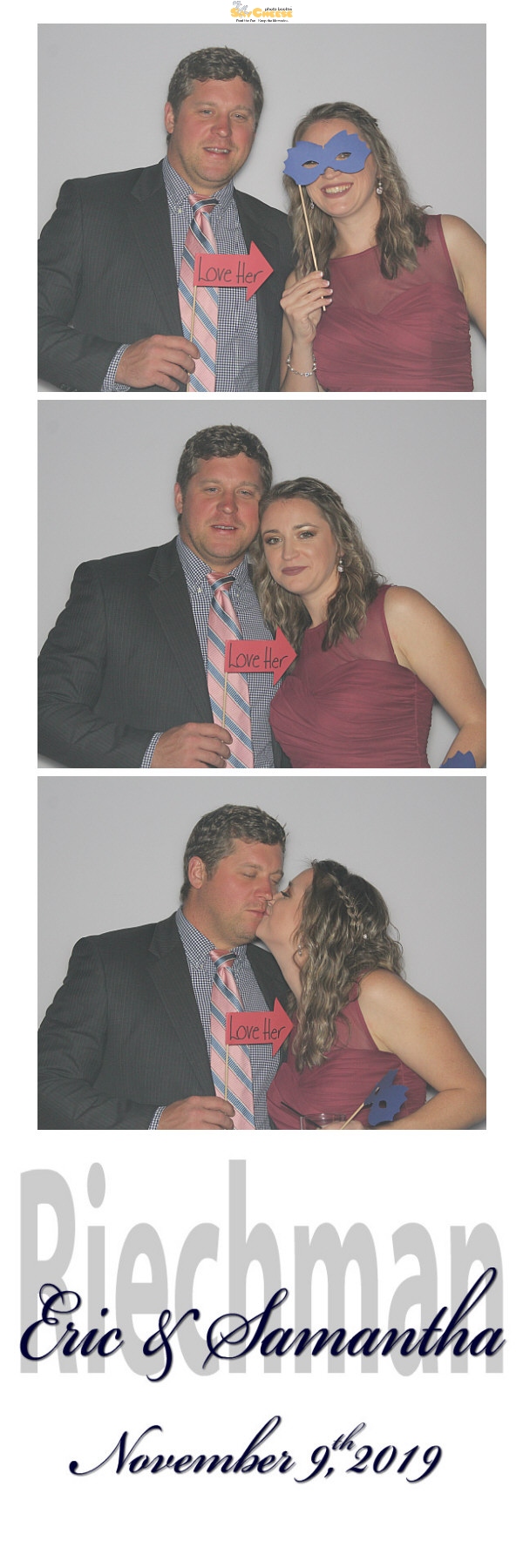 Huster / Riechman Wedding  | View more photos from the event at gallery.saycheesephotobooth.com/u/SayCheesePhotoBooth/Huster-Riechman-Wedding